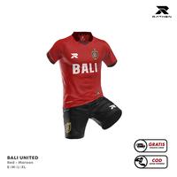 Gambar Jersey/baju bola BALI united Merah / Jersey liga indonesia RATHEN - Kaoskaki, All Size dari RATHEN ID undefined 3 Tokopedia