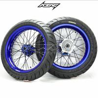 Gambar BAN SET SUPERMOTO YAMAHA WR 155 FULL VARIANT RING ROSSI 17-17 H36 - 120/70-140/60 dari Noah MX undefined 2 Tokopedia