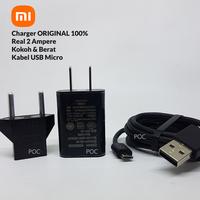 Gambar Charger Xiaomi 100% Original Micro Real 2A Redmi Note 3 2S Mi4i dari Produk Original Acc undefined 1 Tokopedia
