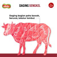 Gambar Daging Sapi Sengkel Halal 1 Kg Frozen Food Import dari Australia dari Sibeku Official Store undefined 3 Tokopedia