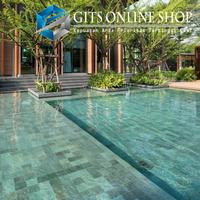 Gambar Batu Hijau Sukabumi, Batu Kolam Renang 10cmX10cm Kualitas Eksport dari Gits Online Shop undefined 1 Tokopedia