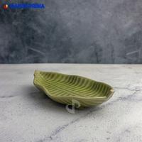 Gambar MANGKOK KERAMIK CANTIK BENTUK DAUN 20.5CM dari Dapur Prima Bali undefined 2 Tokopedia