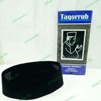 Gambar Peci Hitam Taqorrub tinggi 8 cm / kopiah hitam - 9 dari Irfan 52 undefined 1 Tokopedia
