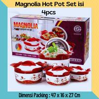 Gambar Magnolia Hot Pot Set isi 4pcs Food Warmer Tempat Makanan insulated Ter dari Lovatus Shop Pontianak undefined 1 Tokopedia