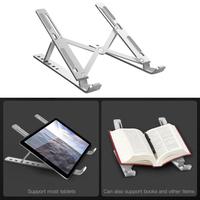 Gambar Dudukan Laptop Stand Laptop Aluminium Foldable Adjustable 6 Height - Silver dari CamOnCamOn undefined 4 Tokopedia