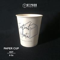 Gambar Sablon Paper Cup Hot 8 / 9 Oz | Putih - 9 Oz, 500 pcs dari GT Pack undefined 3 Tokopedia