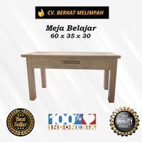 Gambar Meja Kayu Meja Belajar Anak Lesehan Serbaguna Ukuran 60 x 35 x 30 cm dari CV. Berkat Melimpah undefined 1 Tokopedia