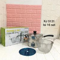 Gambar Panci Goreng Kukus 22cm Panci Deep Fryer - +bubble dari mulia grosir88 undefined 2 Tokopedia