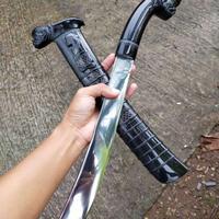 Gambar Golok fullukiran cepot dari Golok galonggong Tasikmalaya undefined 2 Tokopedia