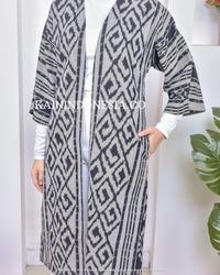 Gambar KI Outer Kimono Alesha Abu - Abu-abu, 4 dari KainIndonesiaCo Jakarta Timur 3 Tokopedia