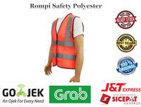 Gambar Rompi Safety Polyester Safety Vest Proyek Polister Rompi Safety Proyek - Orange dari Consumable Store undefined 2 Tokopedia