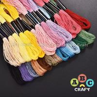 Gambar Benang jahit flanel jahit tangan benang sulam warna cantik cer - 31.FANTA dari Kain Flanel Craft Supply undefined 3 Tokopedia