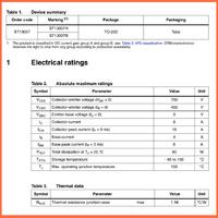 Gambar ST13007A NPN Power Transistor ST 13007A High Voltage Fast-switching dari SINAR CERIA ELEKTONIK undefined 4 Tokopedia