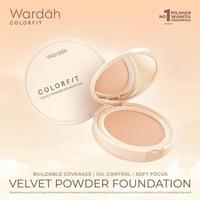 Gambar wardah colorfit velvet powder foundation - 23W Warm Ivory, With Case dari Shaqueena Cosmetics Bandung undefined 1 Tokopedia
