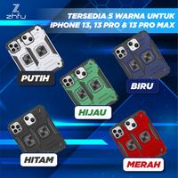 Gambar ZHFU RHINO IPHONE 13 CASE HYBRID CASING SOFT CASE ARMOR MAGNET STAND - Red Hawk, iP 13 dari Zhfu Indonesia undefined 5 Tokopedia