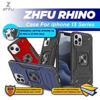 Gambar ZHFU RHINO IPHONE 13 CASE HYBRID CASING SOFT CASE ARMOR MAGNET STAND - Red Hawk, iP 13 dari Zhfu Indonesia undefined 1 Tokopedia
