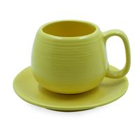 Gambar Cangkir Kopi Keramik Boger Mini Donut Mug Yellow Doff 230ML dari Excelso Store undefined 2 Tokopedia