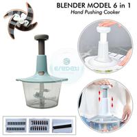 Gambar Blender Model 6 in 1 Hand Pushing Cooker 6 in 1 WR001 - Biru Muda, Packing Aman dari Eredeti undefined 1 Tokopedia