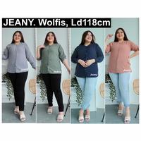 Gambar Kemeja Wanita Salur Wolfis Premium Model Nagita size XXL LD 118 cm dari Big Supplier TOP undefined 1 Tokopedia
