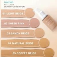 Gambar Wardah Exclusive Liquid Foundation - 02 Sheer Pink dari tokokosmetikagepebe undefined 5 Tokopedia