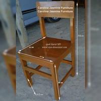 Gambar Kursi Anak Sekolah PAUD SD MI Bahan Kayu Jati Harga Murah dari Purus Jati Furniture undefined 3 Tokopedia