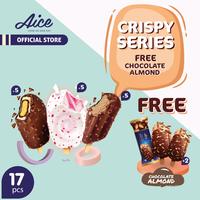 Gambar Paket Aice Ice Cream Crispy series free Chocolate Almond isi 17 pcs dari AICE ICE CREAM undefined 1 Tokopedia