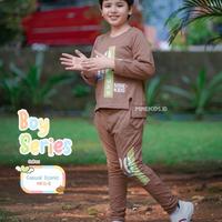Gambar Baju Tidur Anak Laki-laki Perempuan Setelan Panjang 3-12 Tahun Minekid - Biru, 4 dari Baju Anak UnQ undefined 3 Tokopedia