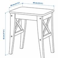 Gambar Bangku Rias Kecil GF Kayu Minimalis Kuat Serbaguna Original 45cm_Hitam dari HOME FURNITURE ORIGINAL undefined 5 Tokopedia