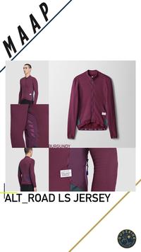 Gambar MAAP ALT Road BURGUNDY LS all-road long sleeve jersey SIZE ON VARIANTS - L dari GUDZBIKE CYCLERY undefined 1 Tokopedia