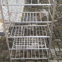 Gambar Rak Piring Full Aluminium 5 tkt- Instant Medan dari HomzKitz undefined 3 Tokopedia