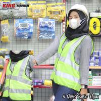 Gambar ROMPI SAFETY PROYEK 4 GARIS BASIC dari KING HARDWARE undefined 2 Tokopedia