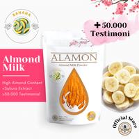 Gambar Susu Almond Konsentrasi Tinggi / Rasa BANANA / 5x Minum/ Alamon Milk - M.BANANA dari alamonmilk undefined 1 Tokopedia