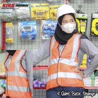 Gambar ROMPI SAFETY PROYEK 4 GARIS BASIC dari KING HARDWARE undefined 3 Tokopedia