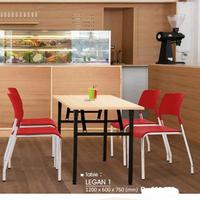 Gambar Meja makan lipat meja kantin meja cafe Decco LEGAN I ( meja saja ) dari Relasi Kantor undefined 2 Tokopedia