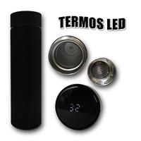 Gambar Termos Led Suhu Temperature Smart LED Thermos Tumbler Stainless Steel - Hitam dari Kitchenstorejkt undefined 1 Tokopedia