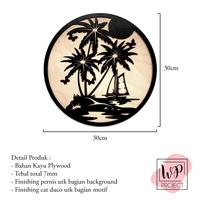 Gambar Wall Decor Pajangan Hiasan Dinding Dekorasi Ruang Tamu Rumah Minimalis CTKNN1-02 - CTKNN01 dari Trigi Homedecor undefined 4 Tokopedia