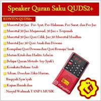 Gambar Speaker Quran QUDS2+ Isi Lengkap Sesuai Sunnah Pro FM SW Radio dari Iffah Gallery TangSel undefined 2 Tokopedia