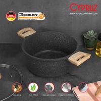 Gambar Cypruz PI-0834 Casserole Pan Panci Granite Diecast Series 24cm dari Home Electro undefined 3 Tokopedia