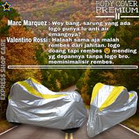 Gambar Cover Motor NINJA R 2 TAK Silver KUNING Sarung Ninja R 2 Tak WATERPROF dari Express Shopcare undefined 2 Tokopedia