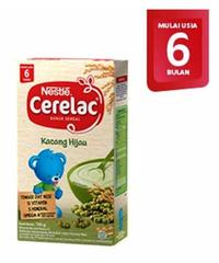 Gambar NESTLE CERELAC BUBUR SEREAL KACANG HIJAU 6 BLN (120 GR) dari Rumah Popok Depok undefined 2 Tokopedia