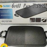 Gambar Suggo Grill Pan Teflon 2 In 1 Alat Bakar Sate Daging Bbq Square dari tokokudewi undefined 1 Tokopedia
