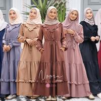 Gambar Noora Dress by Zizara Gamis Only Polos 7 pilihan warna busui friendly - Peanut, M dari nurayahijab undefined 1 Tokopedia