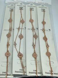 Gambar GELANG TITANIUM KOIN 2 LAYER PERMATA TERBARU - ROSE GOLD dari malay jaya undefined 4 Tokopedia