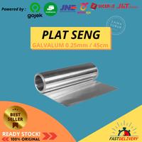 Gambar PLAT SENG GALVALUM SILVER LEBAR 45CM dari Toko Sama Subur undefined 1 Tokopedia