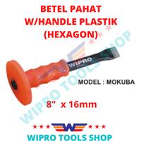 Gambar WIPRO Tatah Beton / Betel Pahat W/ Handle Plastic (HEXAGON) 8" dari Wipro Tools Shop undefined 1 Tokopedia