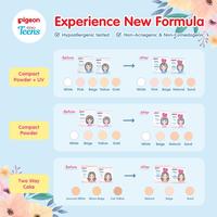 Gambar PIGEON TEEN Compact Powder + UV Protection - Natural Look - PGN Pink, Beige Full dari madame fany undefined 4 Tokopedia
