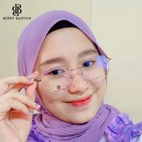 Gambar Berrybarton Kacamata Square Titanium Wanita Modern Photocromic Blueray Paket Minus 5568 - Black, Paket Minus Anti Radiasi  dari berrybarton.kacamata undefined 4 Tokopedia