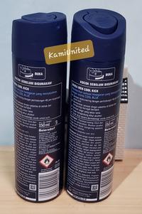 Gambar Nivea Men Deodorant Cool Kick Spray 150ml - Deodoran Dingin & Segar dari KamiUnited undefined 3 Tokopedia