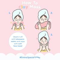 Gambar Emina Clay Mask 100% ORIGINAL (COD) / Masker Wajah Pemutih Jerawat - Brightening dari Maisy Studio undefined 4 Tokopedia