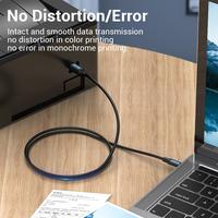Gambar Vention Kabel Printer USB-C to USB-B 2.0 Cable Scanner for Canon Epson - CQU, 0.5 Meter dari XLink Surabaya undefined 4 Tokopedia